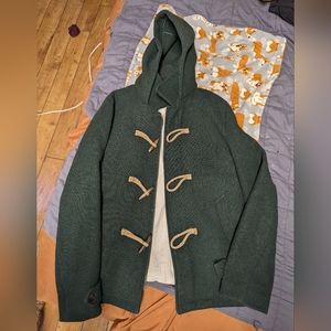 Scotch and soda hook and clasp duffle coat